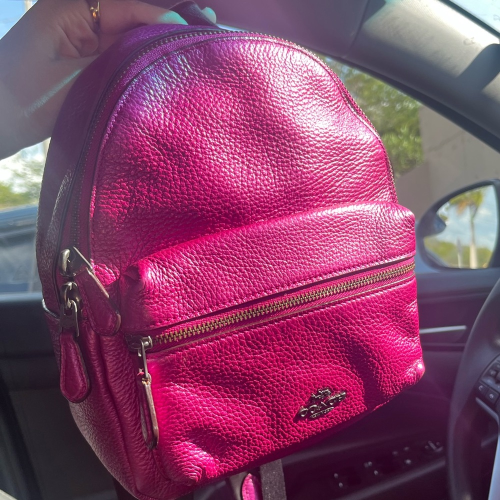 Mini coach backpack